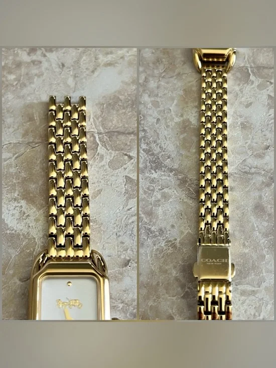 Coach Women's Cadie Quartz Gold-Tone Stainless Steel Watch - Picture 6 of 12